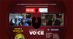 Desktop Screenshot of iknowthatvoice.com