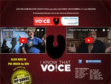 Tablet Screenshot of iknowthatvoice.com